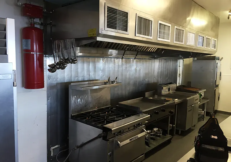 Restaurant hood fire suppression system, Antioch, CA